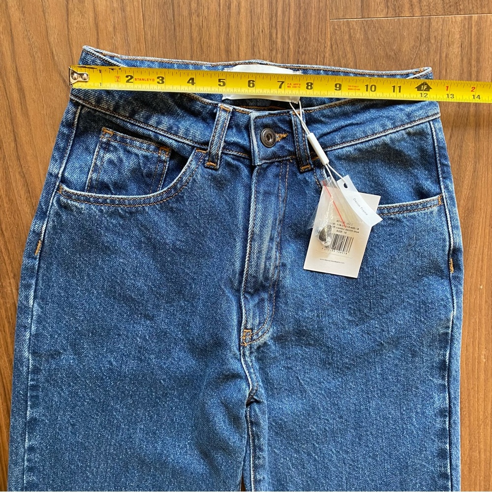 High Rise Blue Women's Jeans - Picture 3 of 7